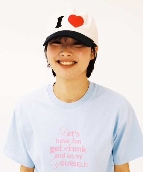 I Love Webhouse Cap - Cream/Navy