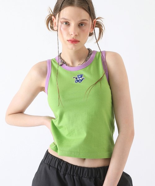 BadBear Patch Sleeveless Lime