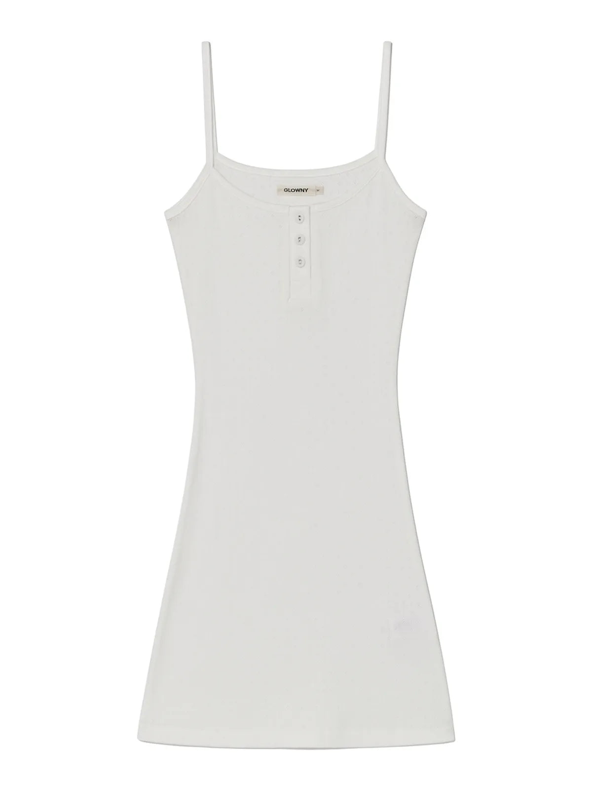 GLOWNY PROVINCE EYELET CAMI DRESS (WHITE) - Size & Reviews | MUSINSA