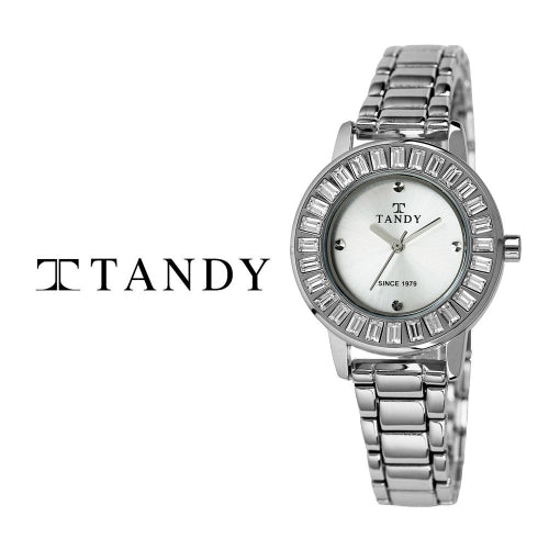 Luxury Women's Jewelry Watch (Swarovski Embedded) T-4034 Silver