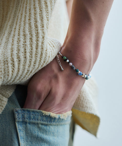 Kion Rough Stone Bracelet [BLUE GREEN]