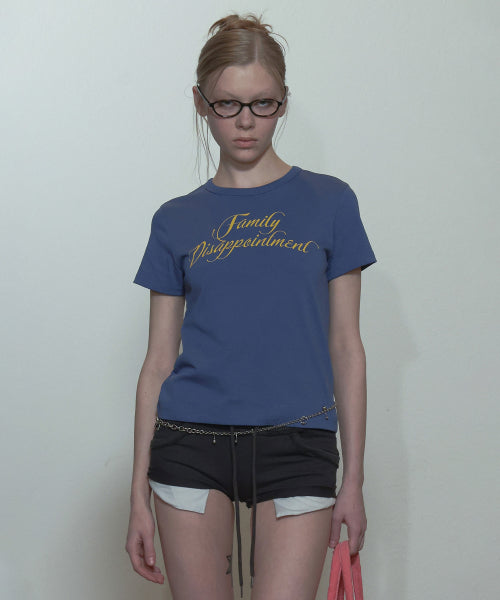 Family Disappointment T-shirt Vintage Blue