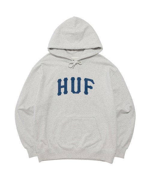 ARCH LOGO HOODIE [MELANGE GREY]