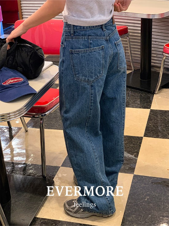 Fillings [2nd/evermore] incision heavy blue denim