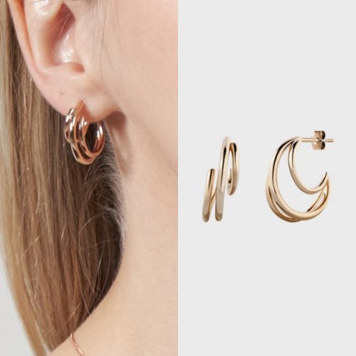 Aria Earrings MCER0259 14K Gold Plated