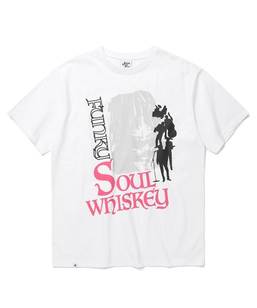 SOUL WHISKEY SS TEE WHITE (CV2DMUT504A)