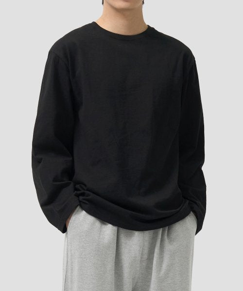 Basic Long Sleeve T-Shirt (BLACK)