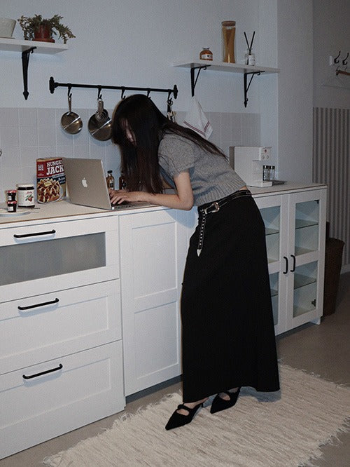 클라따 MOOD MAXI SKIRT, 4color