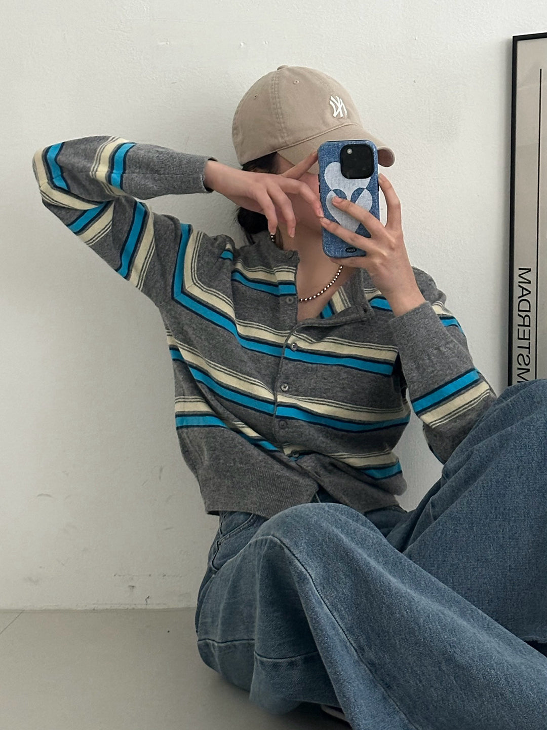 Of the 9 [Spring Cardigan 🌸] Taver Stripe Wool Cardigan