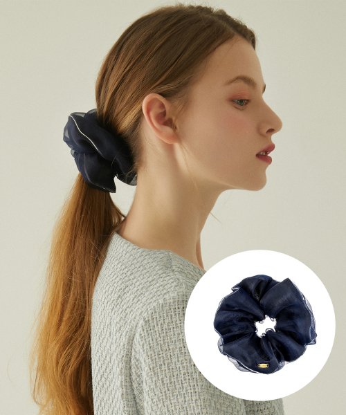 LALA J Hair Scrunchie - Midnight Navy (JALJHS2BF819FA000)