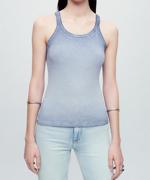 Ribbed Tank Gray Haze Ribbed Tank Blue Haze