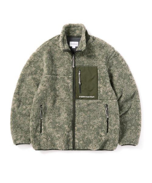 THISISNEVERTHAT (FW22) SP シェルパ フリース ジャケット オリーブ - サイズとレビュー | MUSINSA