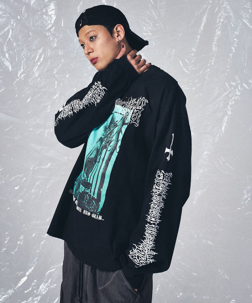 SCHISM INDUCING EXTREME METAL LONG SLEEVES BLACK - SIZE & LATE | MUSINSA