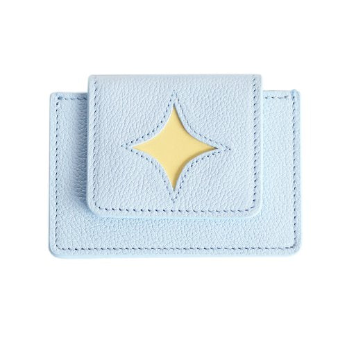 財布の形 - イエローブルー