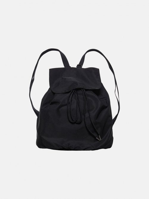 Mini String Backpack (Black)