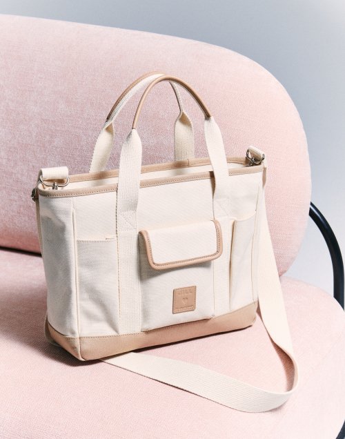 [Yeonwoo PICK][2COLOR][Eddy] Canvas Toolbox Tote Bag
