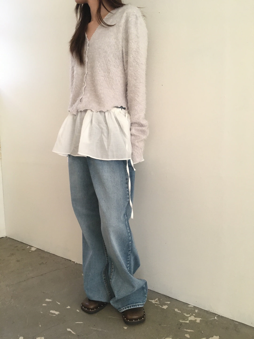 리스 rave denim pants (1color)