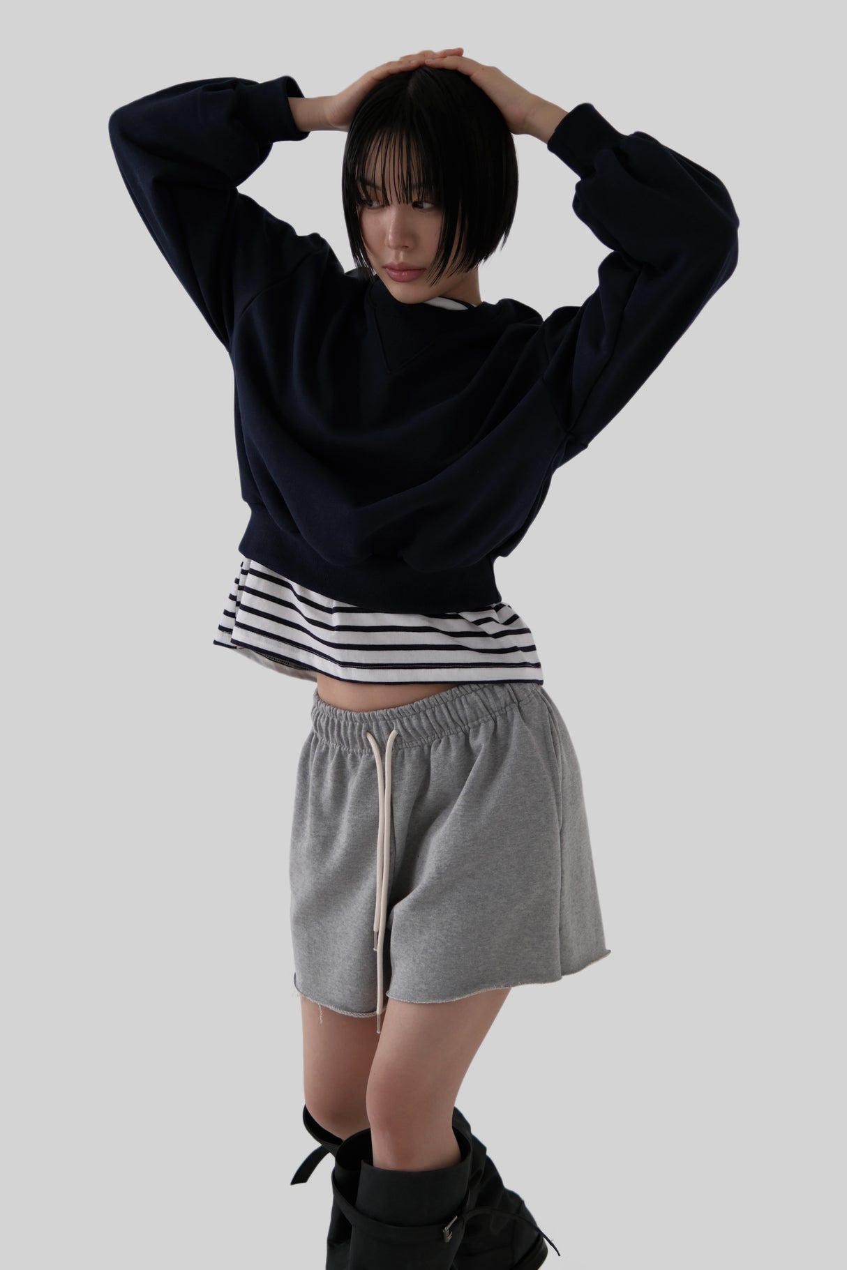 Autumn balloon cropped sweatshirt
