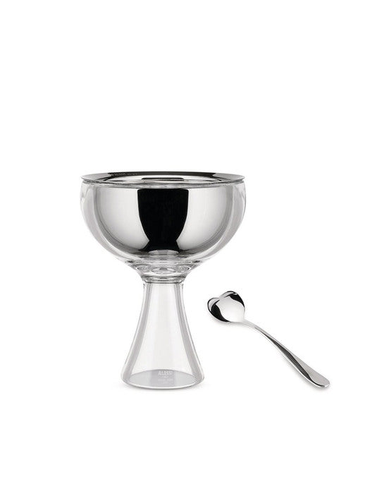 Love Ice Cream Bowl Spoons Set White / AMMI01SI
