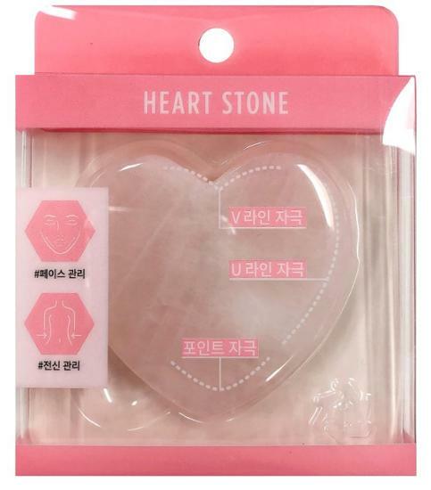 She's Line Pink Stone Heart Gua Sha