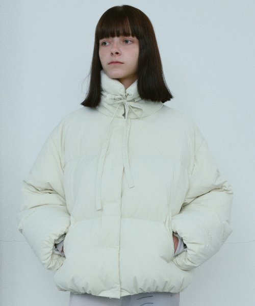 Collar Strap Down Jumper [Cream]
