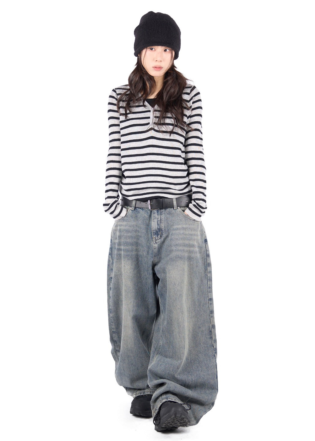 릿킴 LAZY BALLOON JEANS