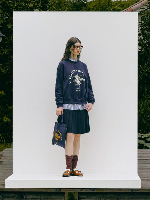 MOSTERA SWEATSHIRT_NAVY