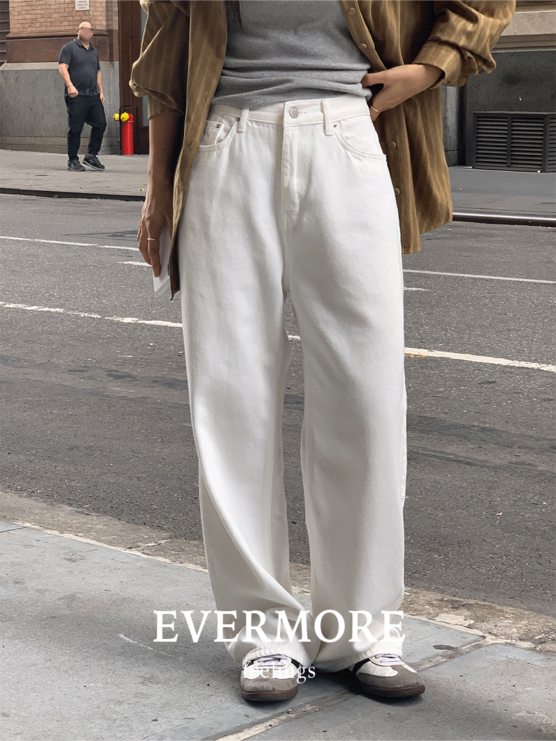 Fillings [9th/evermore] Basil white pants