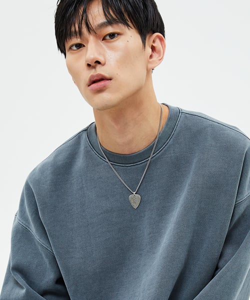 980G Pigment Sweatshirt - Stone Navy -