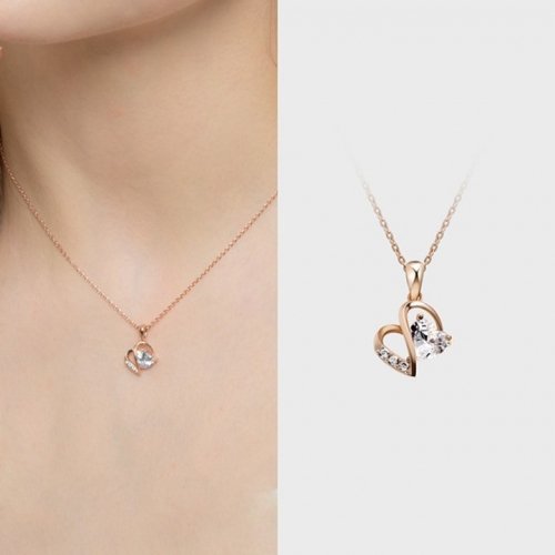 Gemma Necklace MCNL0182 14K Gold Plated