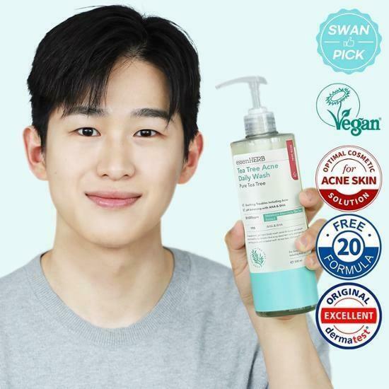 [NEW/スワンピック] エッセンハーブ ティーツリー アクネ デイリーウォッシュ 500ml