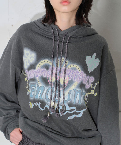 Encounter Stud Hoodie [Charcoal]