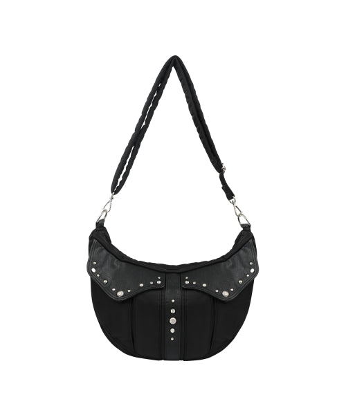 IUGAMAKARAS [IUGAMAKARAS X Song Field] Studded Western Shoulder Bag - Size & Review | Musinsa