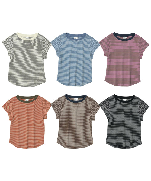 ストライプ 90S 半袖 Tシャツ_6色