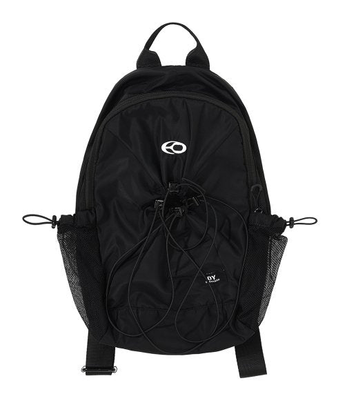 4 String Symbol Logo Backpack-Black