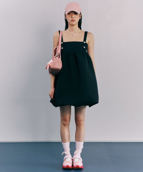 quilt one-piece (black)