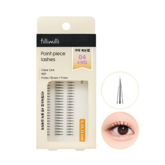 Filimili Point Cluster Eyelashes 04 A Shape (90P)