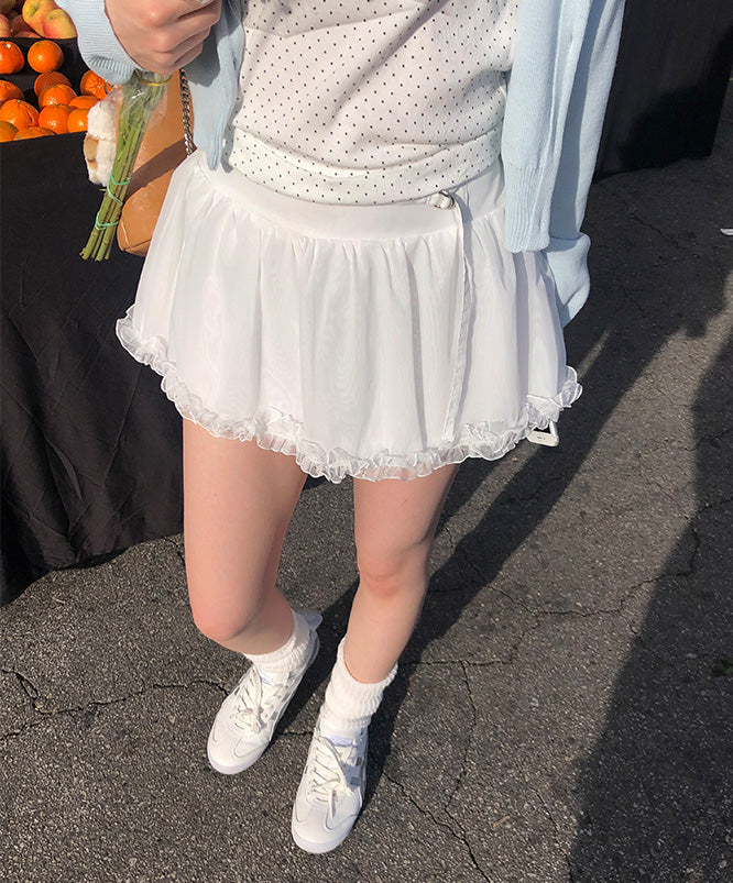 Nearwear [New Spring Product 🌸] Wings Lace Currot Pants (2 colors)