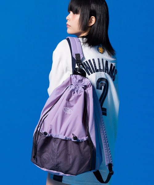 Drawstring Backpack (Purple)