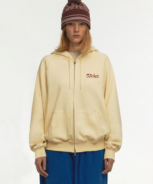 Plan Zip-Up Hoodie Cream
