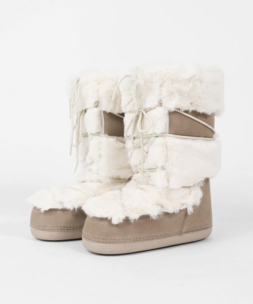 Eskimo Boots Tall - Cream
