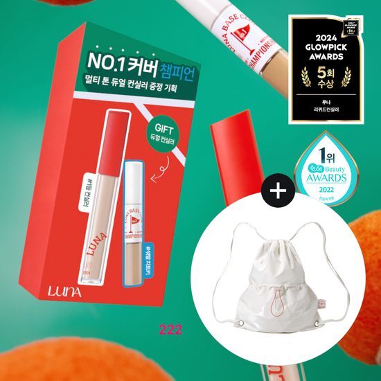 [Luna Long-lasting Tip Concealer Plan/Olive Young 6 Years in a Row No.1] Luna Long-lasting Tip Concealer Plan 7 colors (+Free String Bag with Purchase Over 25,000 KRW)