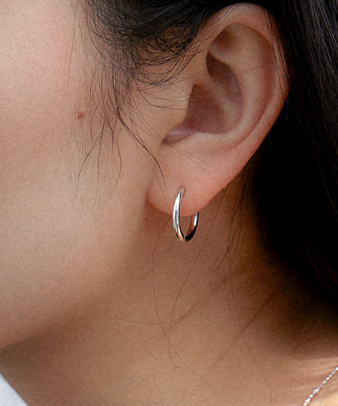 바이위켄드 Basic ring earring(3size)