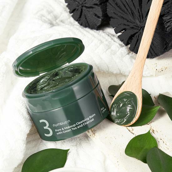 Numbers In No. 3 Green Tea Charcoal Pore Cleansing Pack Balm 85g