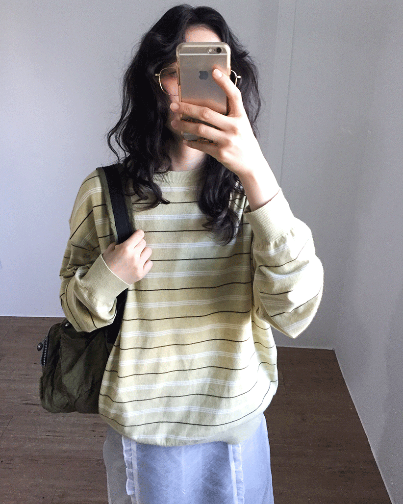 The Silky Stripe Knitwear (3 colors)