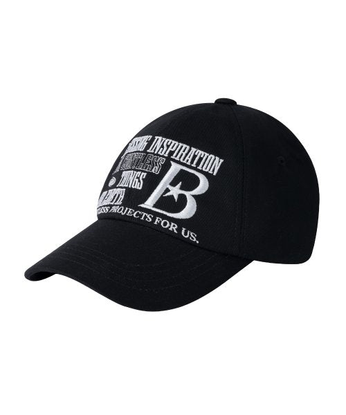 B LOGO Baseball Cap [All Black]