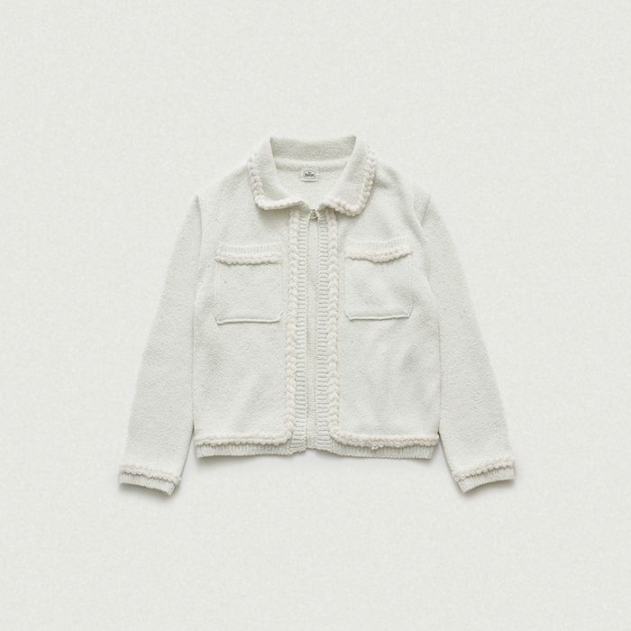 Vanessa spangle boucle cardigan (Mint)