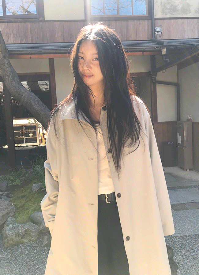 Uini [Model Director] Own trench long coat (2 colors)
