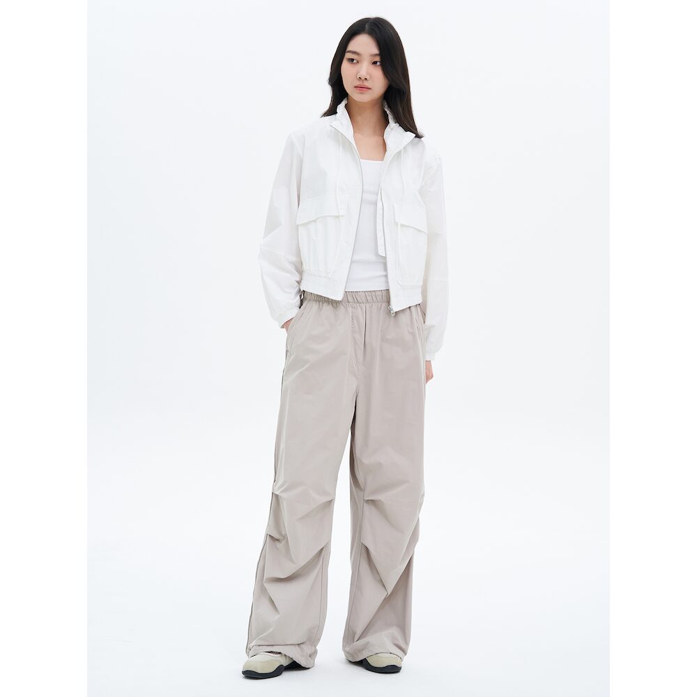 8 Seconds Cotton Blend Peach Wide Pants Beige (355221LY5A)