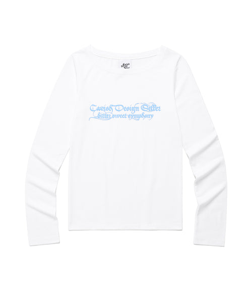 W SYMPHONY LS TEE WHITE (CV2EFFT554A)